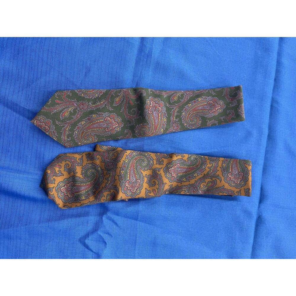 NWT Ralph Lauren‎ Polo Paisley Tie Vintage Necktie Silk Made in USA 🇺🇸 57” H41